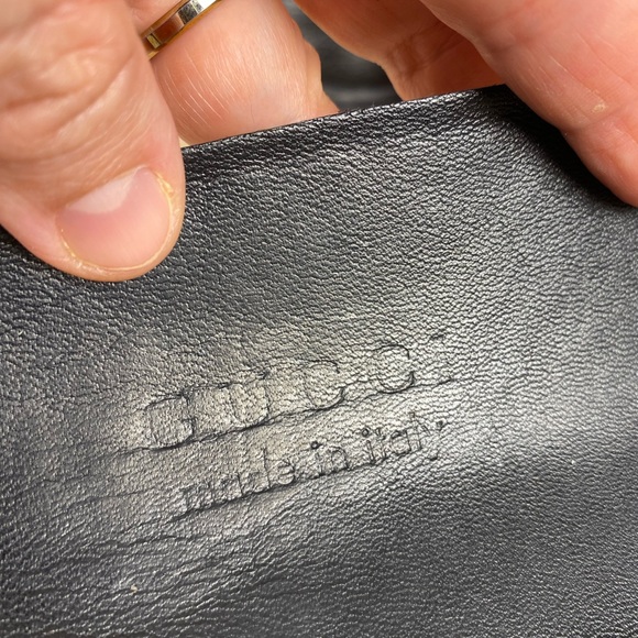 Gucci Authentic Black/Red Leather Praga Karibu High Top Sneakers Size 11.5 G - Picture 7 of 14